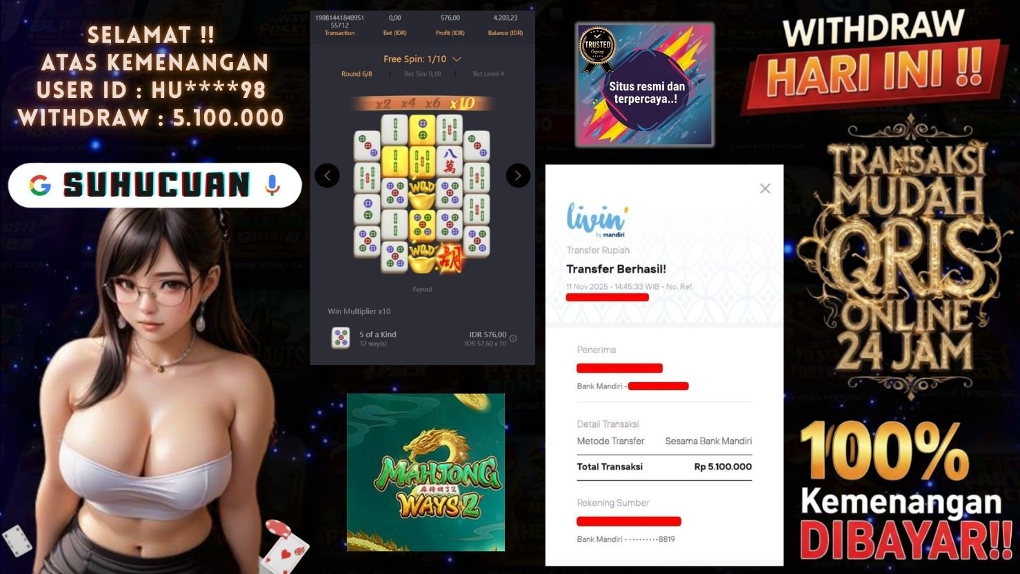 SUHUCUAN JACKPOT SLOT MAHJONG WAYS 2